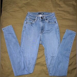 Fashion Nova Skinny Blue Jeans 0